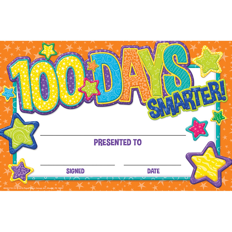 Color My World 100 Days Recognition Award