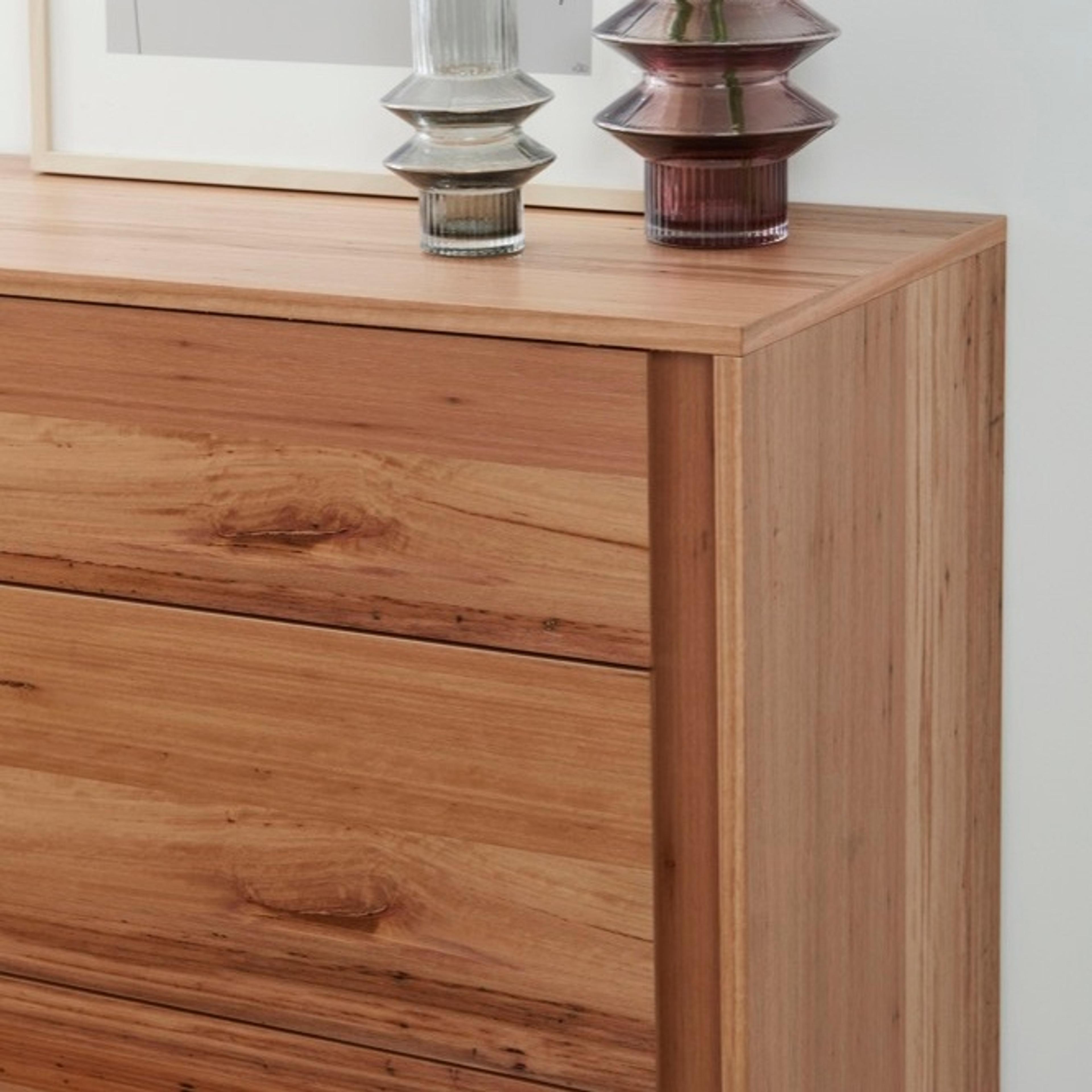 Detail image of the Gap X Tallboy (4 Drawer), Native from Forty Winks