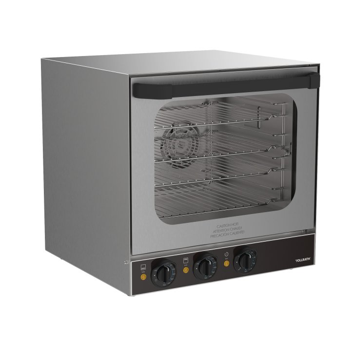 208- to 240-volt half-size convection oven
