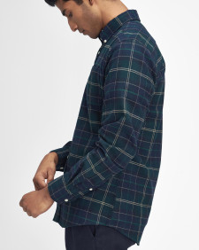 Kyeloch Tailored Long-Sleeved Shirt Green Loch