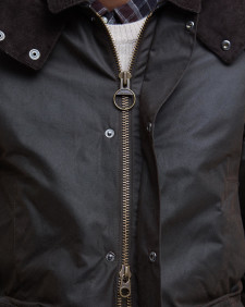 Modern Beaufort Waxed Jacket Dark Brown/Midnight Oak