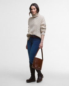 Maglione Embleton a collo alto con risvolto 
