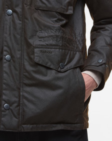 Winter Sapper Waxed Jacket Dark Brown/Midnight Oak