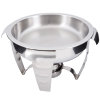 4 ⅕-quart Maximillian Steel™ round chafer