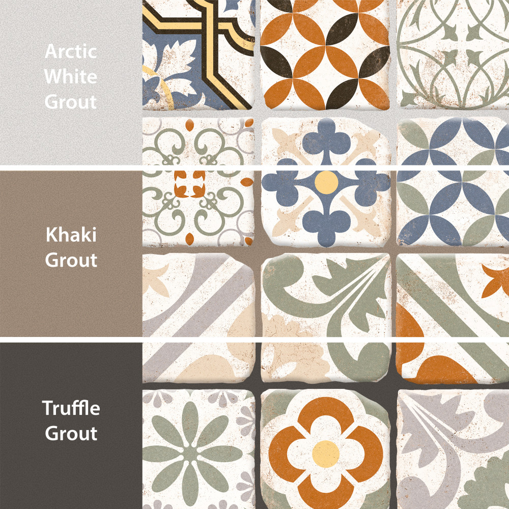 Benisa Décor Aida 5-7/8 in. x 5-7/8 in. Porcelain Floor and Wall Tile