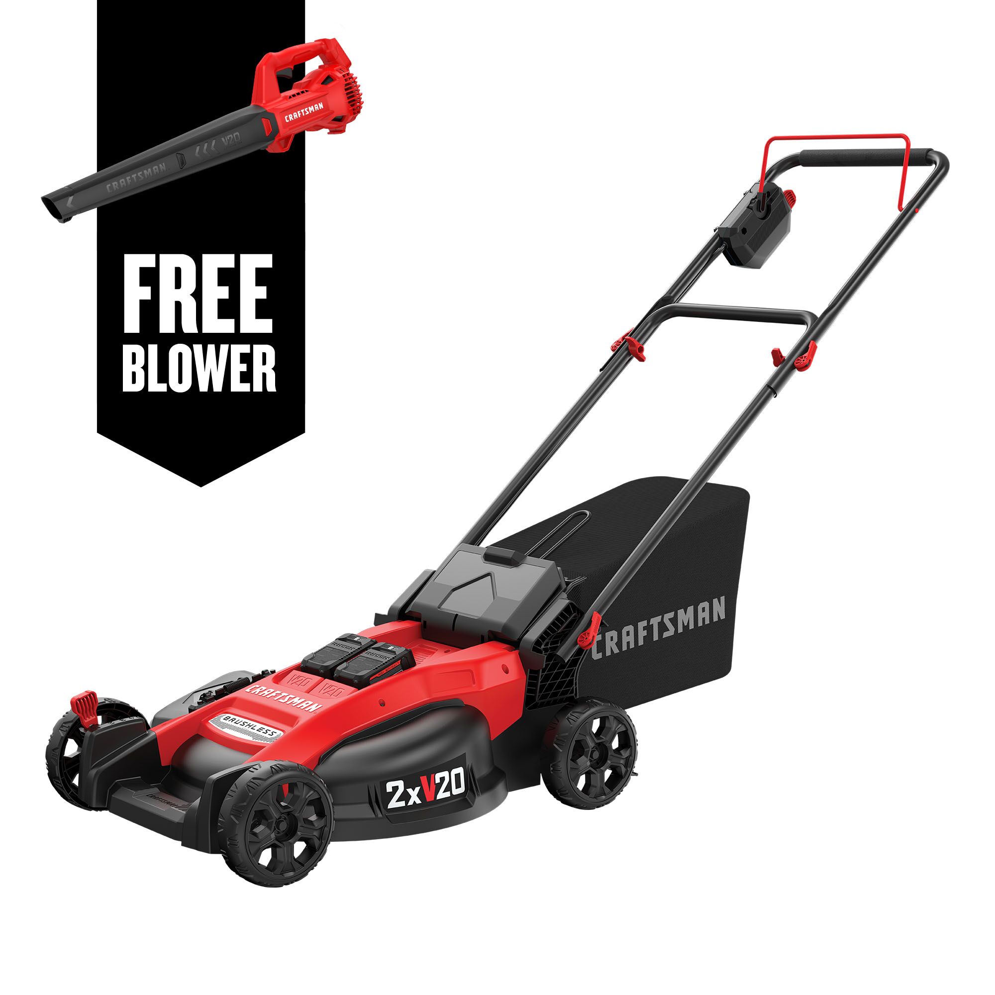 Graphic of CRAFTSMAN Leaf Blowers highlighting product features