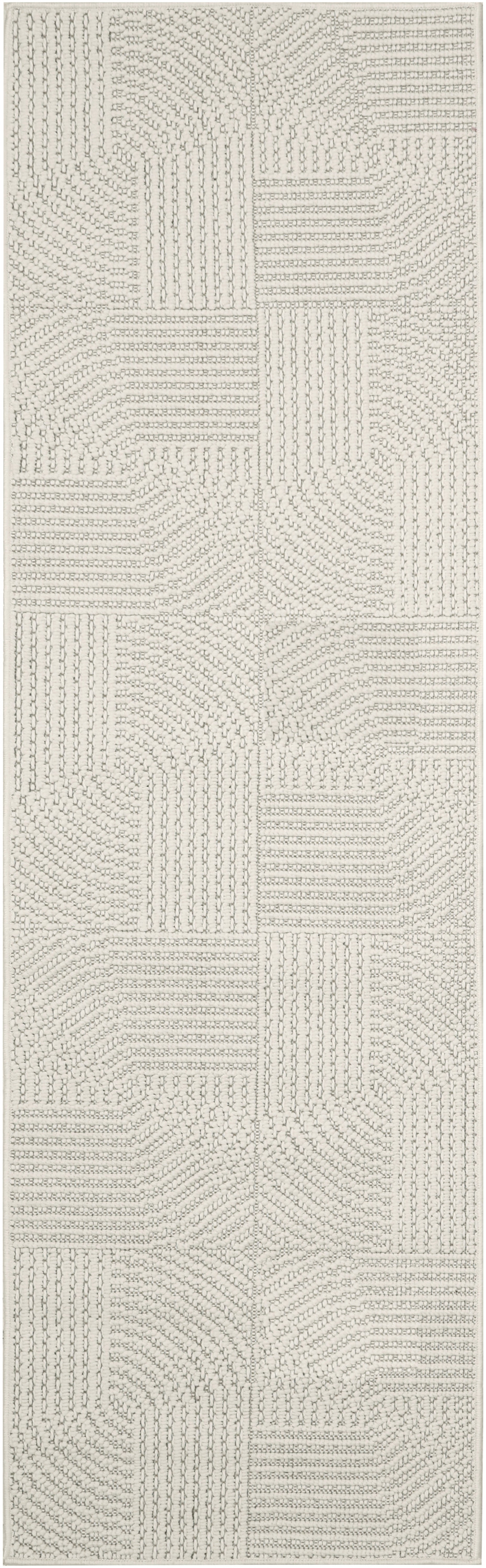 Nourison Natural Texture 2'3" x 7'6" Ivory Modern Indoor Rug
