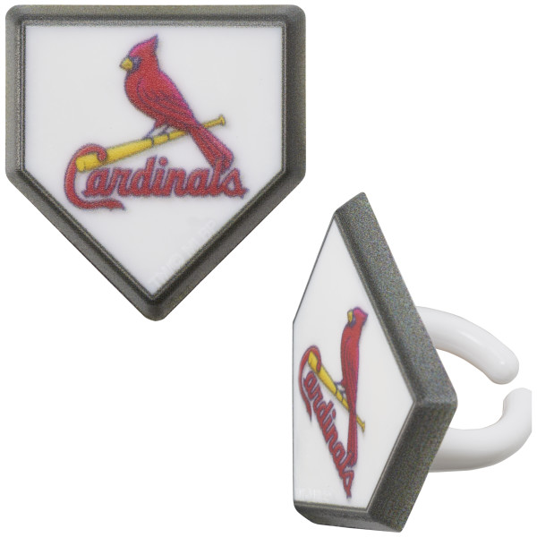 MLB® Home Plate Team Logo Cupcake Rings