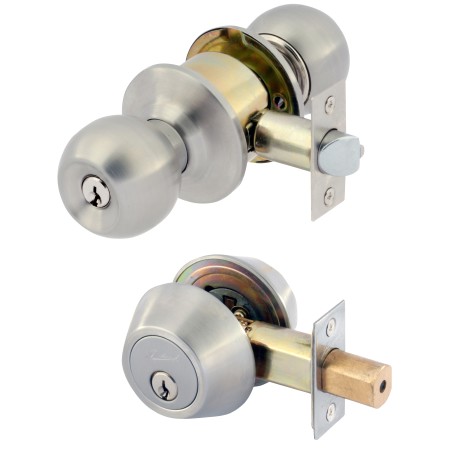Choice Governor Knob Combination Set with Double Cylinder Deadbolt