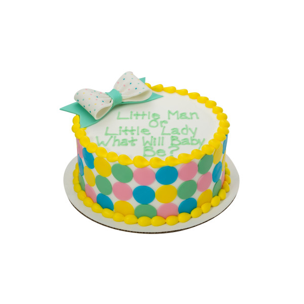 Pastel Printed Assortment Dots Fondant DecoShapes®