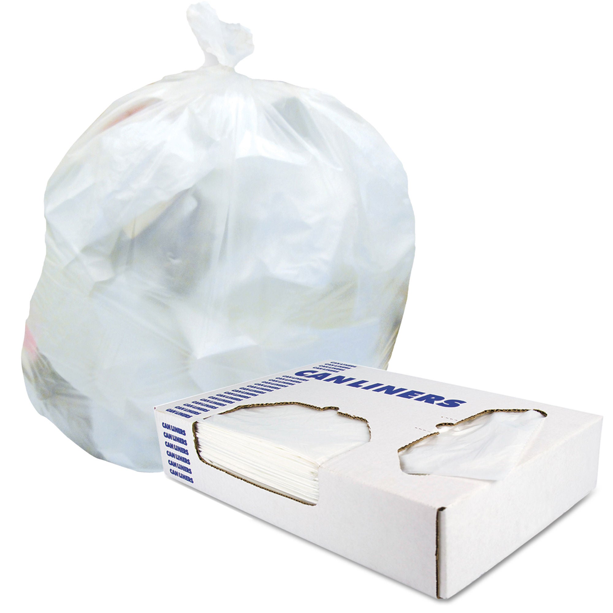 Heritage™ Extra Heavy Duty Trash Bag, White, 30-gallon Capacity
