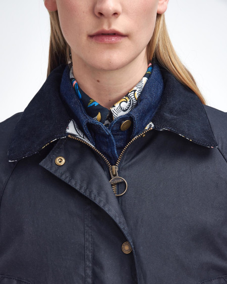 Barbour x William Morris Gallery Shelton Waxed Jacket