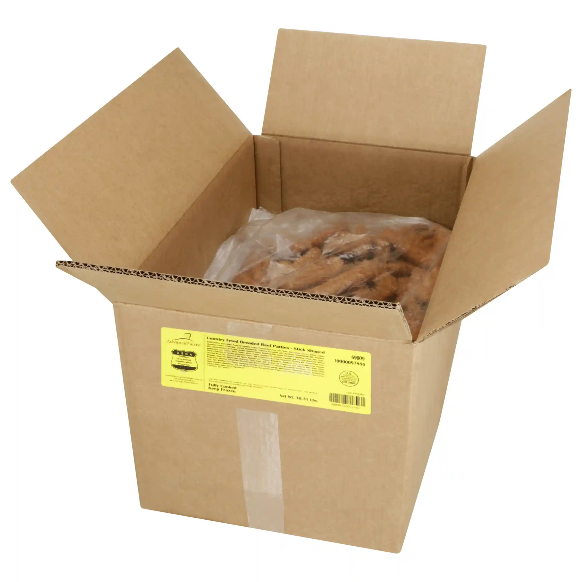 AdvancePierre™ Fully Cooked Breaded Beef Fingers, 0.97 oz._image_4
