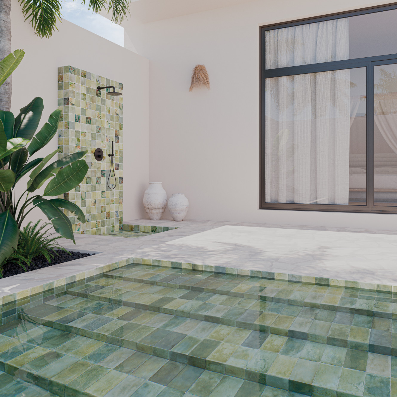 Aqua Green 4x4, 4x9 and 4x4 Decor