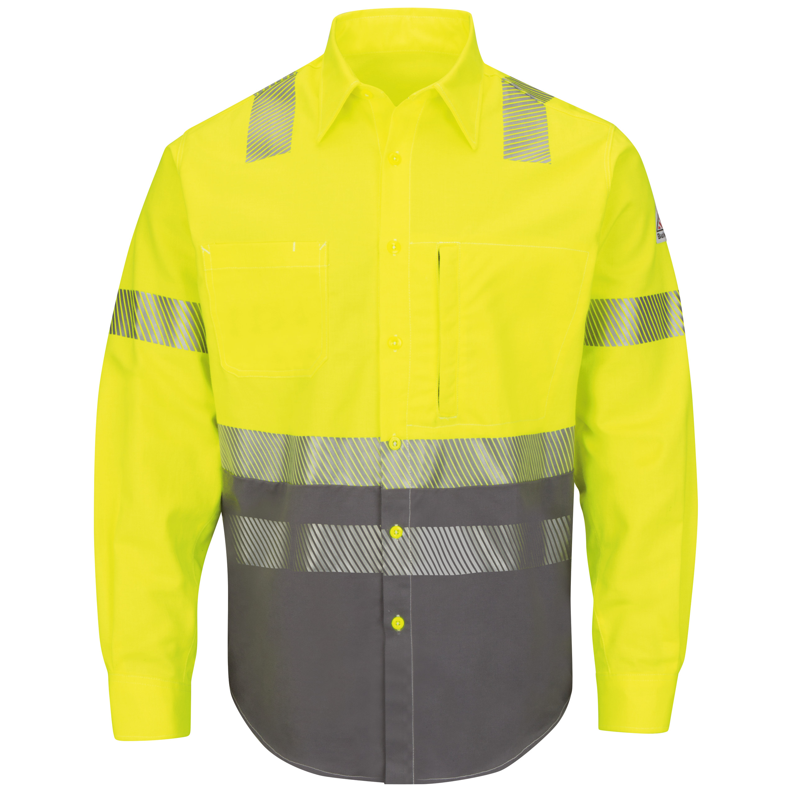 Men‘s Hi-Visibility Color-Block Uniform Shirt-Bulwark