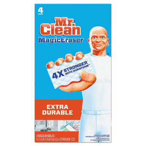 Procter & Gamble, Mr. Clean, Extra Durable Magic Eraser, Rectangle, 4.6"x2.4", White