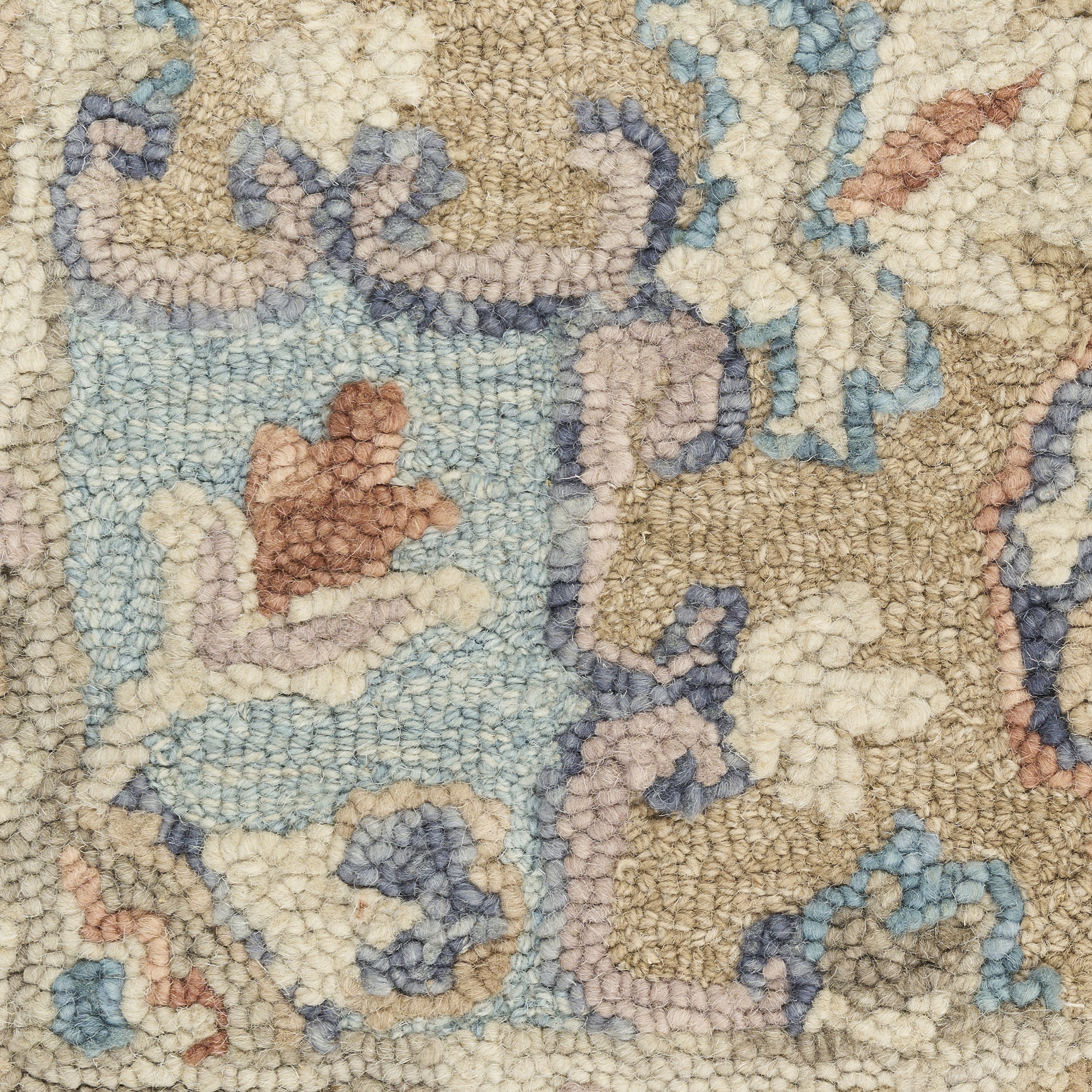 Nourison Maison 9'9" x 13'9" Light Blue Ivory Vintage Indoor Rug
