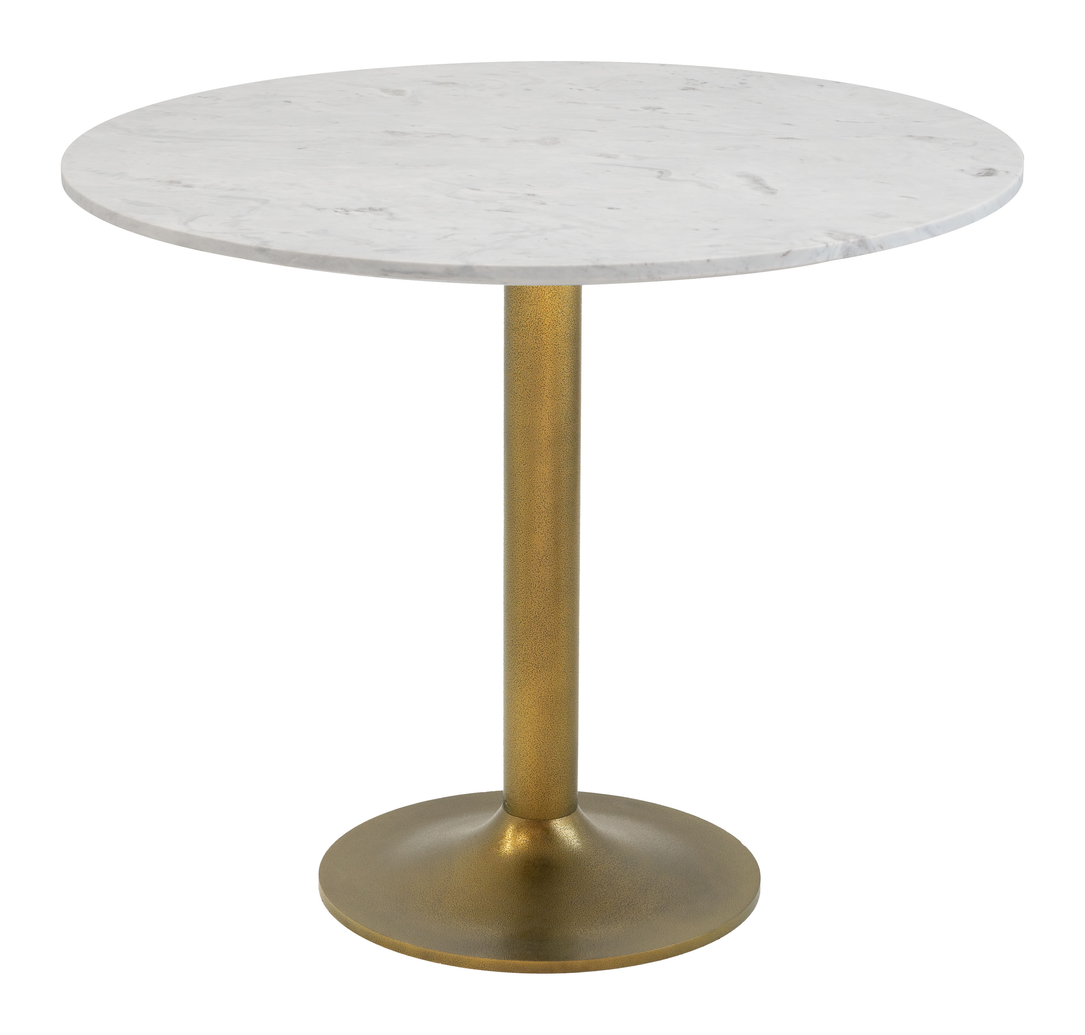 Fullerton Dining Table White & Gold product image