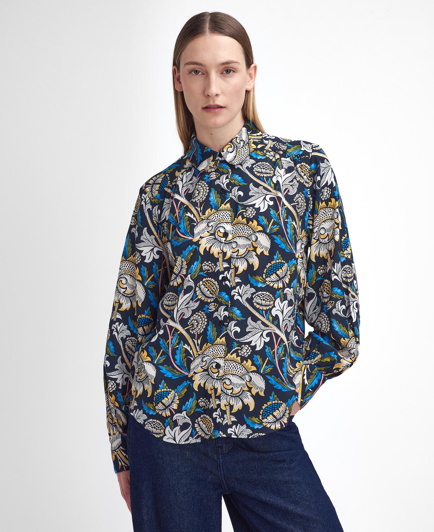 Barbour x William Morris Gallery Rendall Printed Shirt image number 0