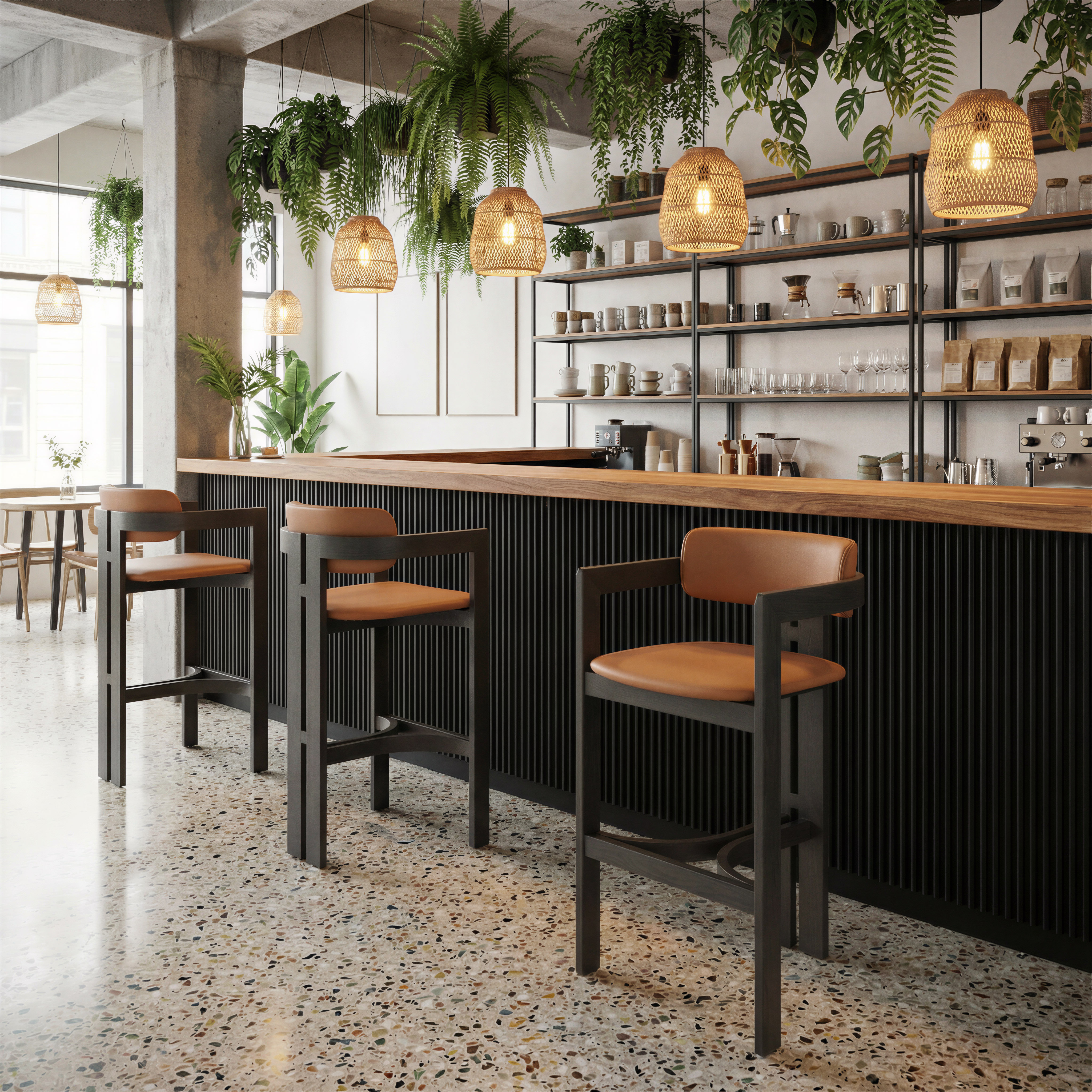 Shaili Barstool Brown product image