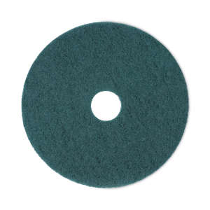 Boardwalk,  Heavy-Duty Scrubbing Round Floor Pad, 18", Green
