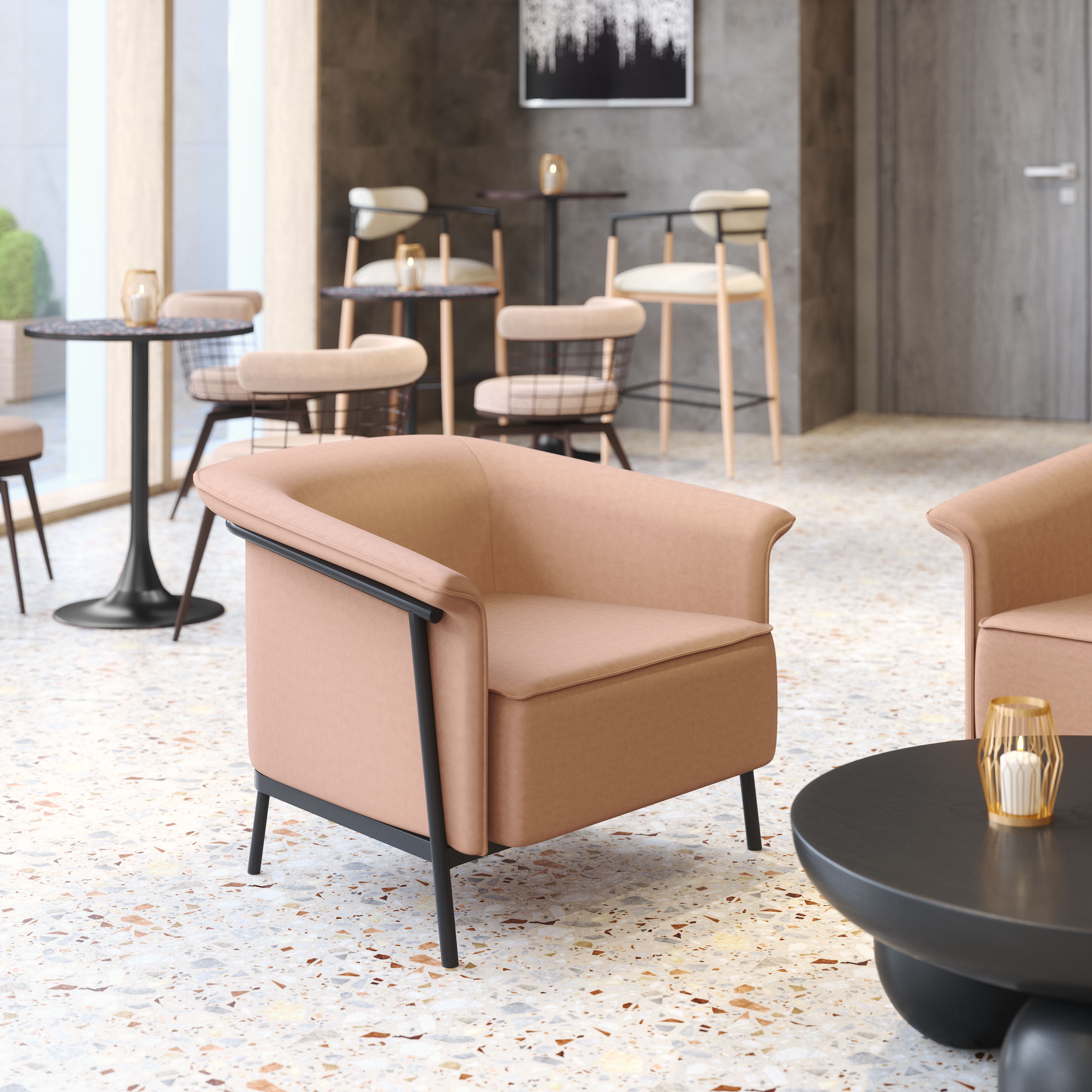 Burry Accent Chair Tan product image