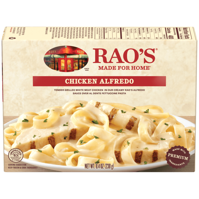 Chicken Alfredo Frozen Meal, 8.4 oz