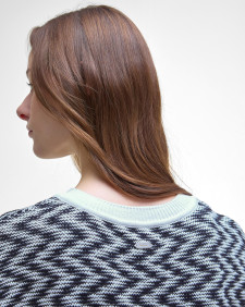 Olivia Button-Up Sweater Vest Cloud/Navy