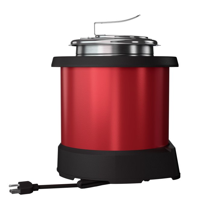 4-quart 120-volt countertop induction rethermalizer in red