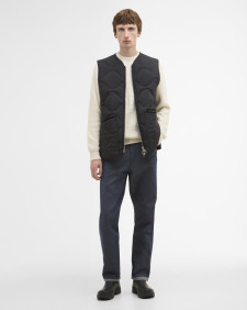 Barbour x ARKET Aron Gilet Black