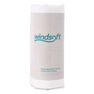 WSI122085CTB, Windsoft, 60ft Kitchen Roll Towel, 2 ply, White