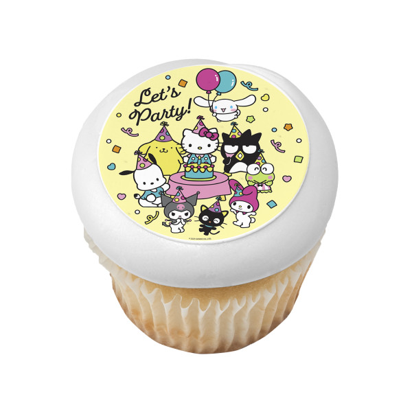 Hello Kitty® Let's Party PhotoCake® Edible Image®