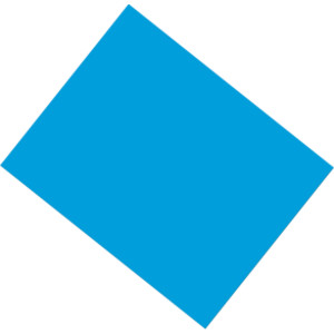 Coated Poster Board, Blue, 22" x 28", 25 Sheets