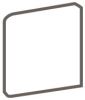 Baseline Fog 4×4 Bullnose Corner Glossy