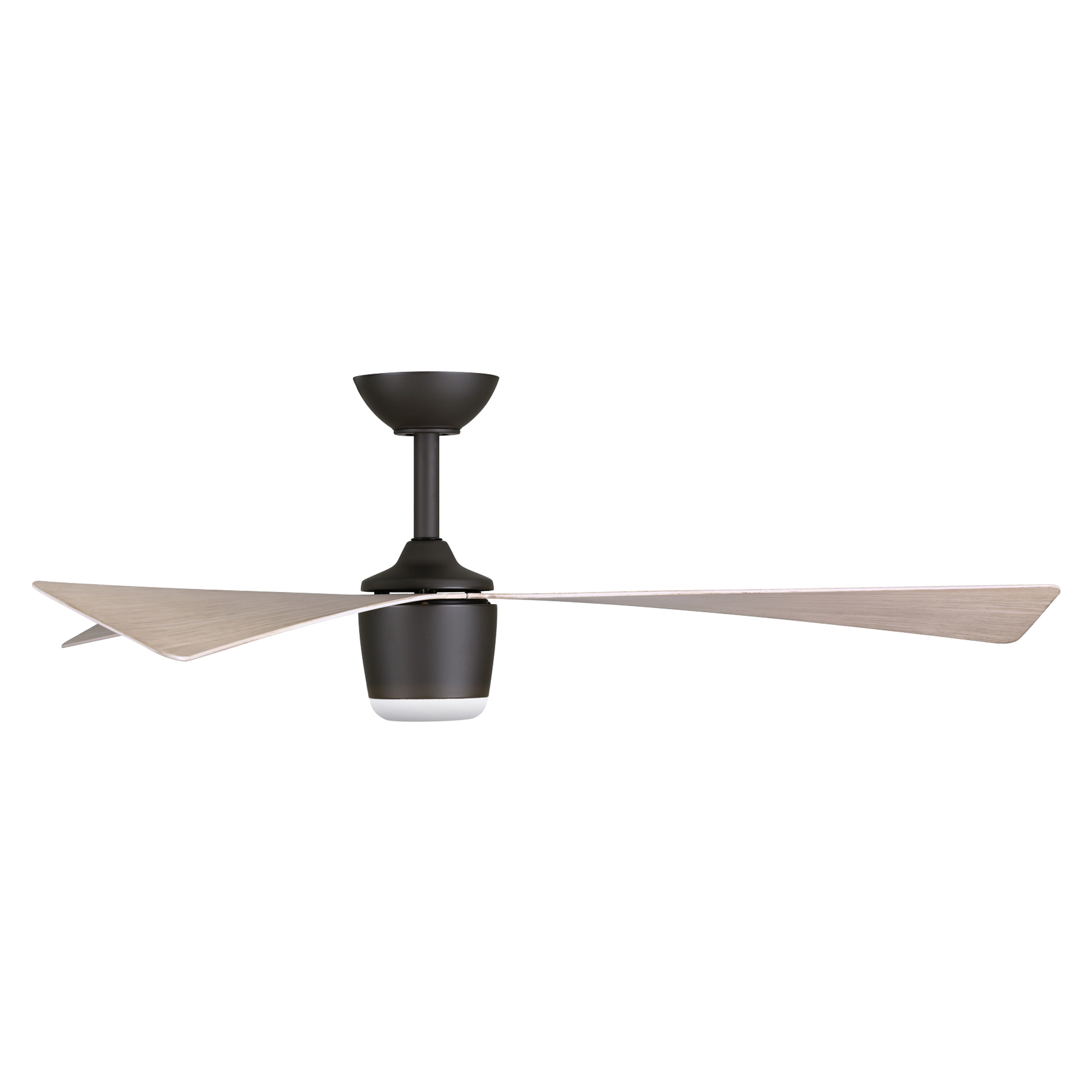 The Elavan 52" ceiling fan combines functionality with style, featuring a DC motor for quiet, efficient operation and integrated LED lighting with excellent color rendering. Perfect for year-round comfort indoors or out. - alternate view