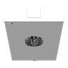 Meter Socket, Ringless, Type K7, Bolt-On, 480A, 600V, 1-Phase, 7-Jaw, OH/UG, Link Bypass, Surface-Mount, NEMA 3R