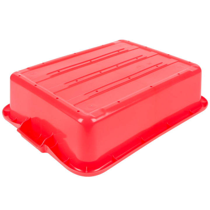 5-inch-deep Traex® Color-Mate™ perforated drain box in red