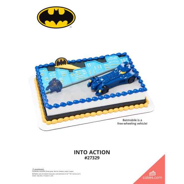 Batman™ Into Action The Magic of Cakes® Icing Only Page