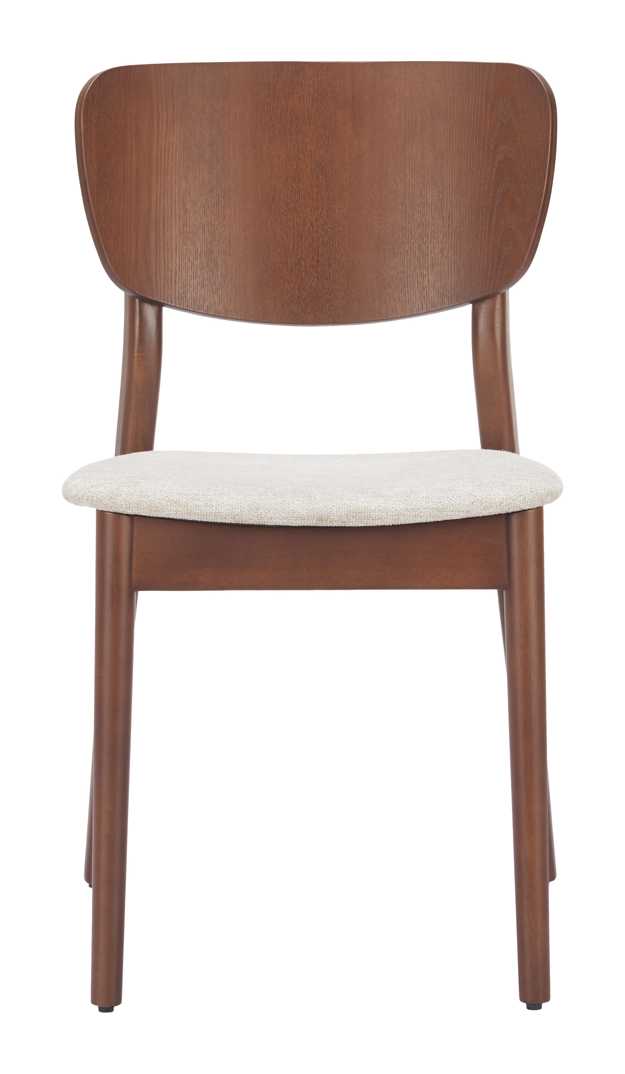 Kellua Dining Chair (Set of 2) Beige & Walnut product image