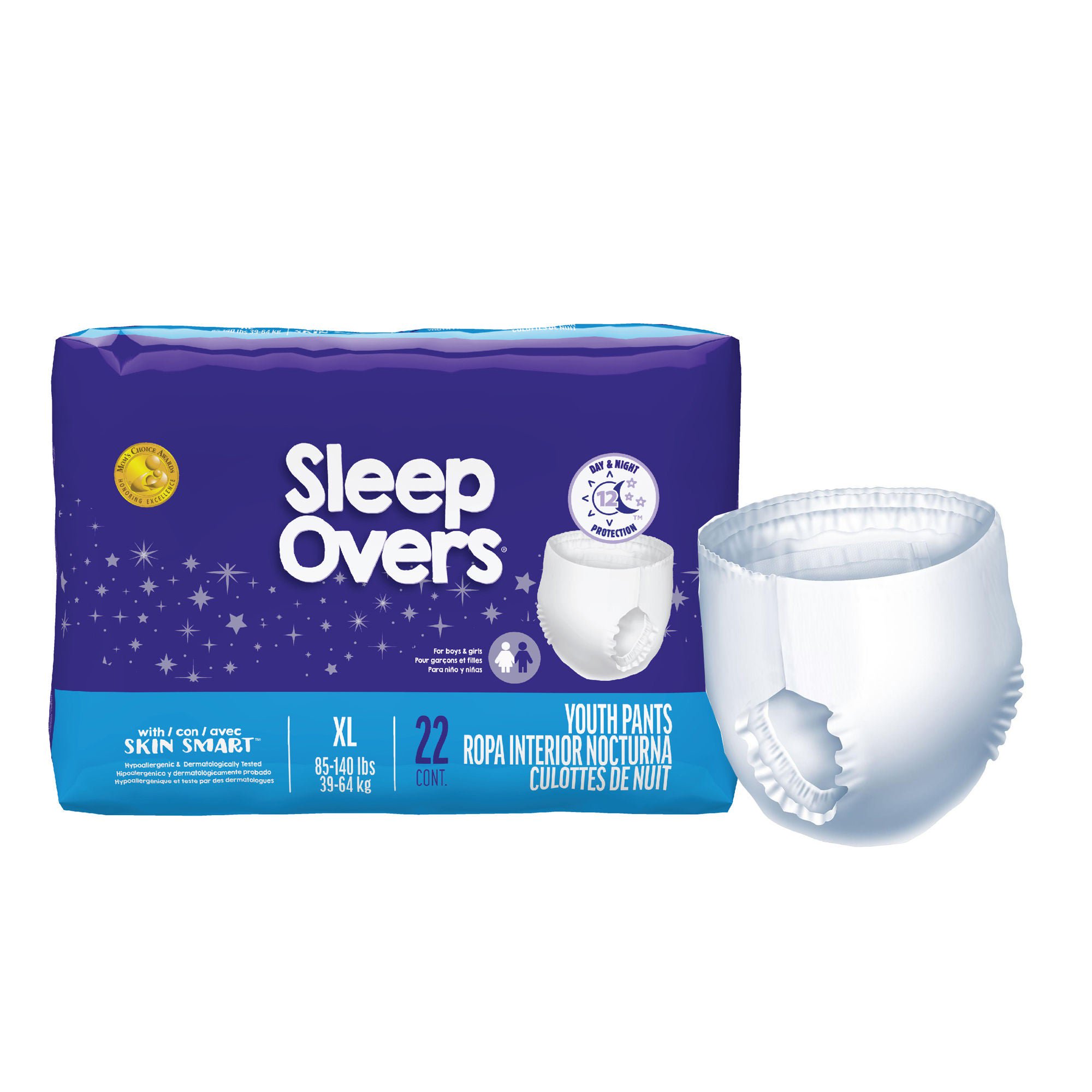 Cuties® Sleep Overs® Absorbent Underwear, Extra Large