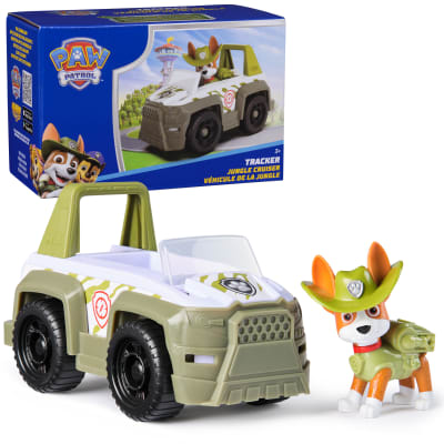 PAW Patrol, Tracker’s Jungle Rescue Vehicle, Toy Truck with Collectible Action Figure, Sustainably Minded Kids Toys for Boys & Girls Ages 3 and Up