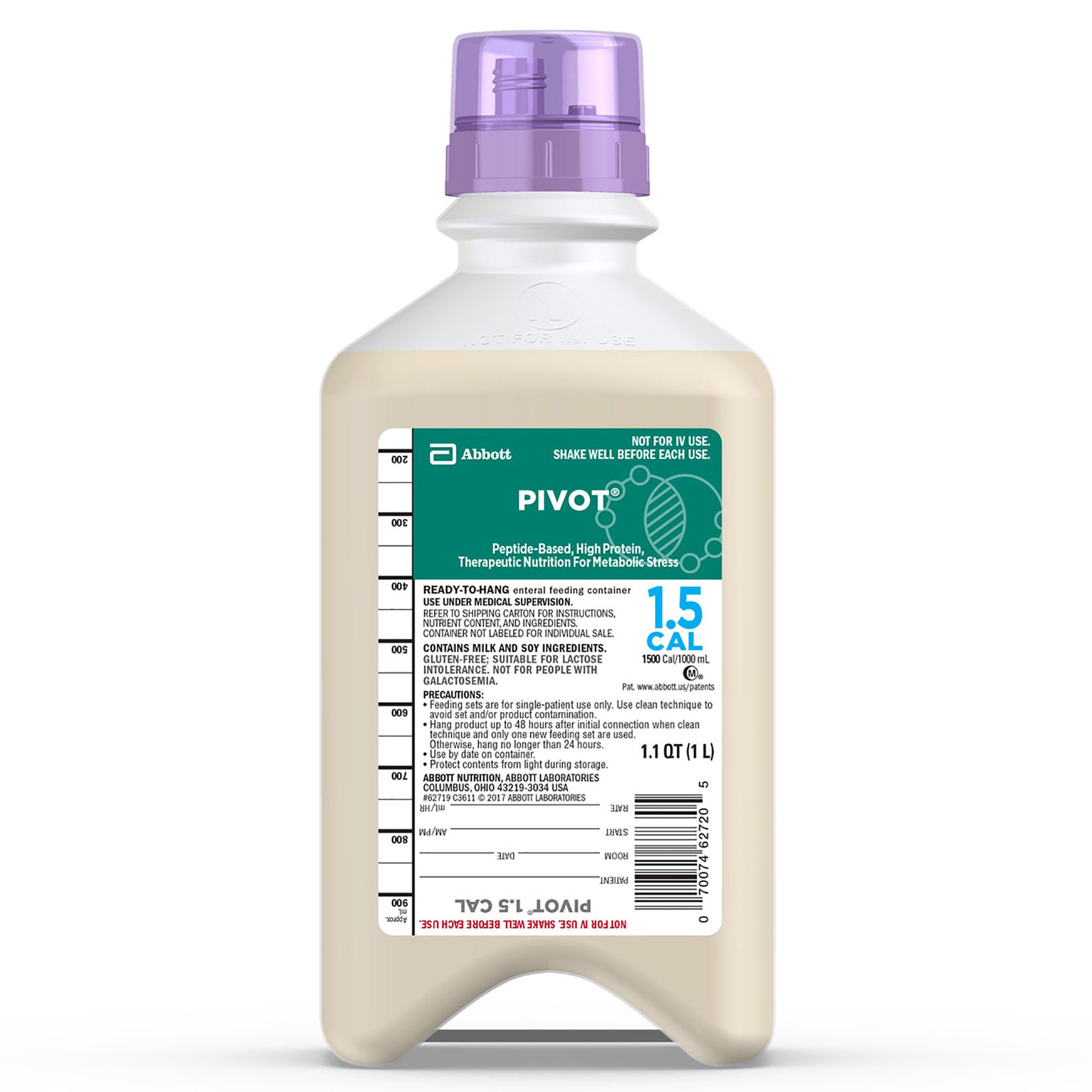 Pivot® 1.5 Cal Tube Feeding Formula, 33.8-ounce bottle