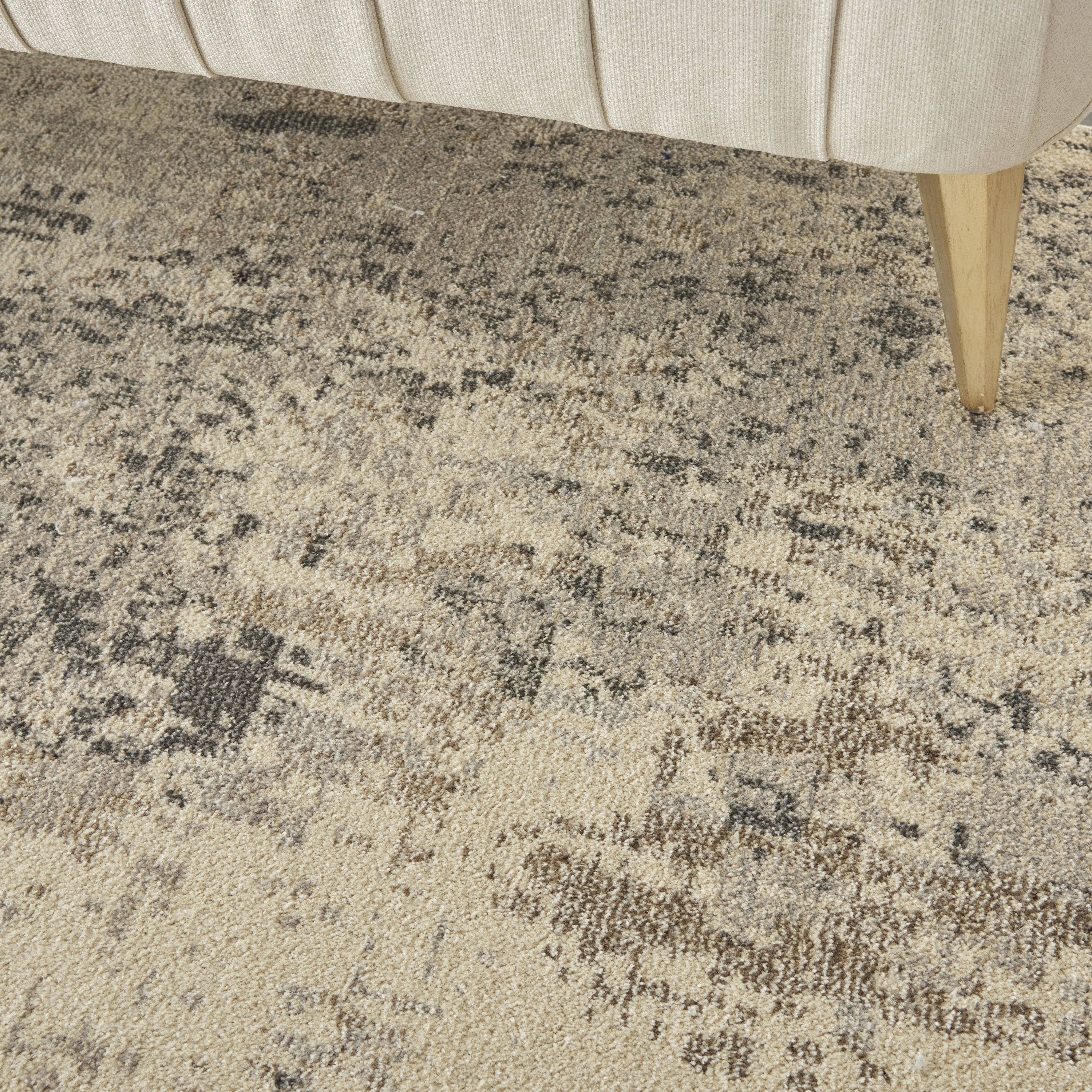 Nourison Celestial 7'10" x 10'6" Ivory Grey Modern Indoor Rug