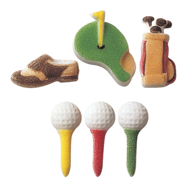 Golf Assortment - Red 3 Free Dec-Ons® Decorations