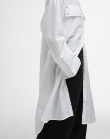 Alma Shirt Dress Classic White