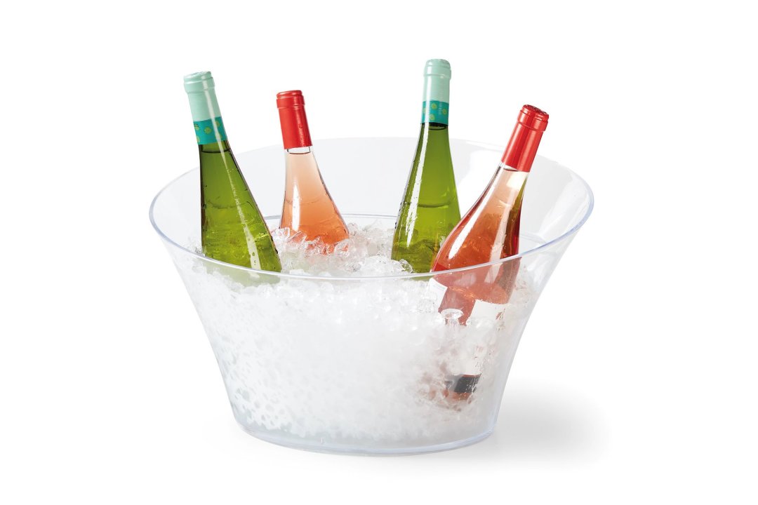 Cubitera de plástico ovalada de 44.5 centímetros