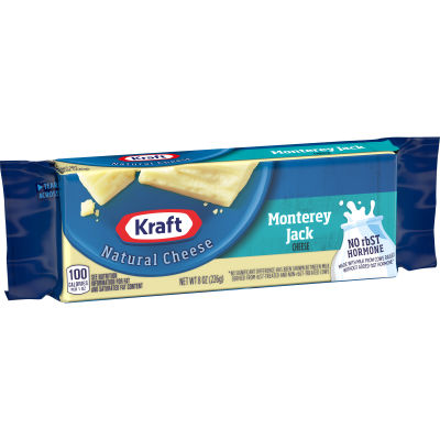 Kraft Monterey Jack Natural Cheese Block 8 oz 