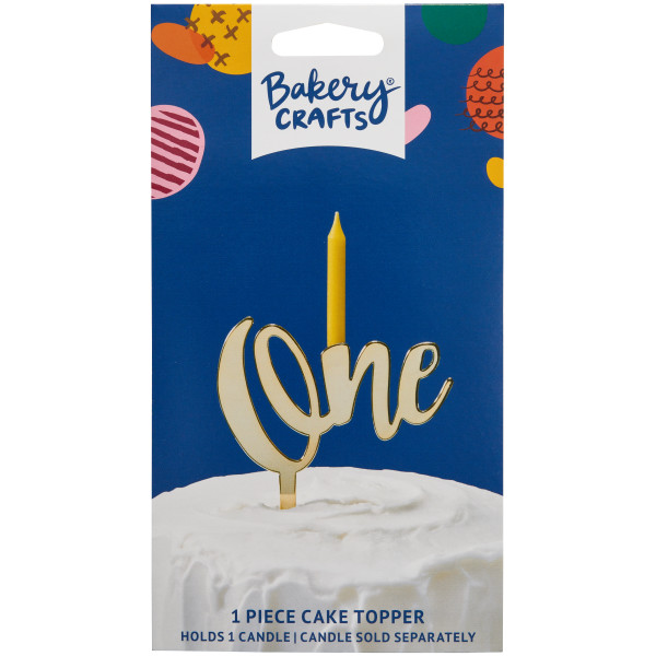 One Plastic Candle Holder