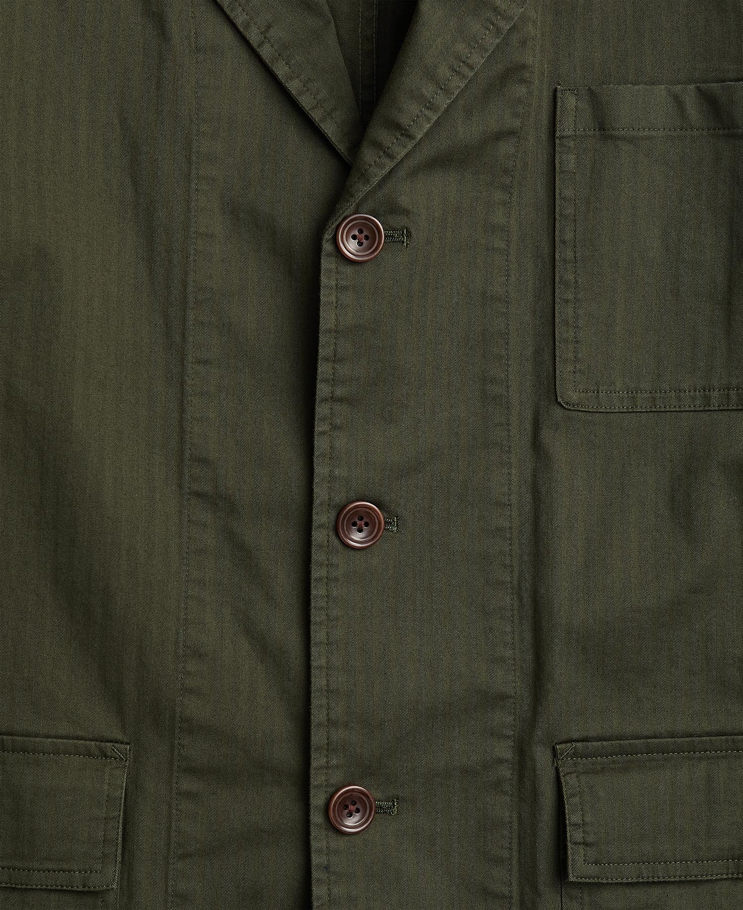 Herringbone Cotton Worker Jacket image number 5