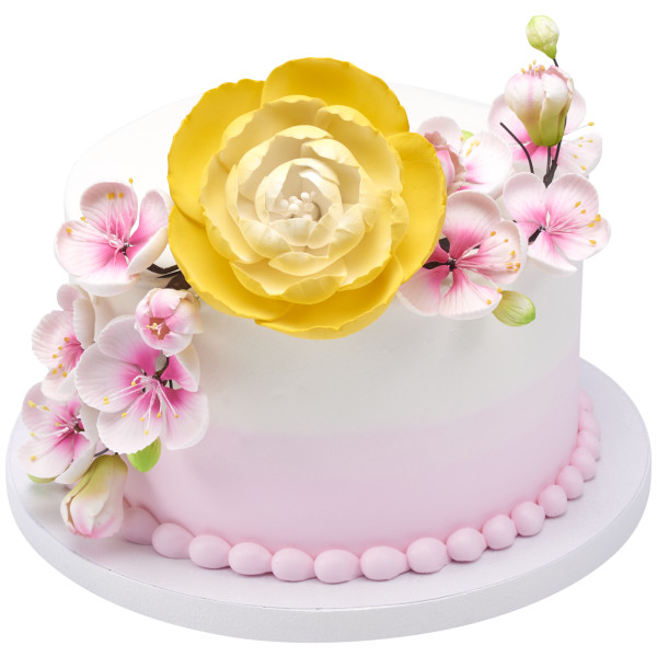 Peony Assortment Gum Paste Flowers